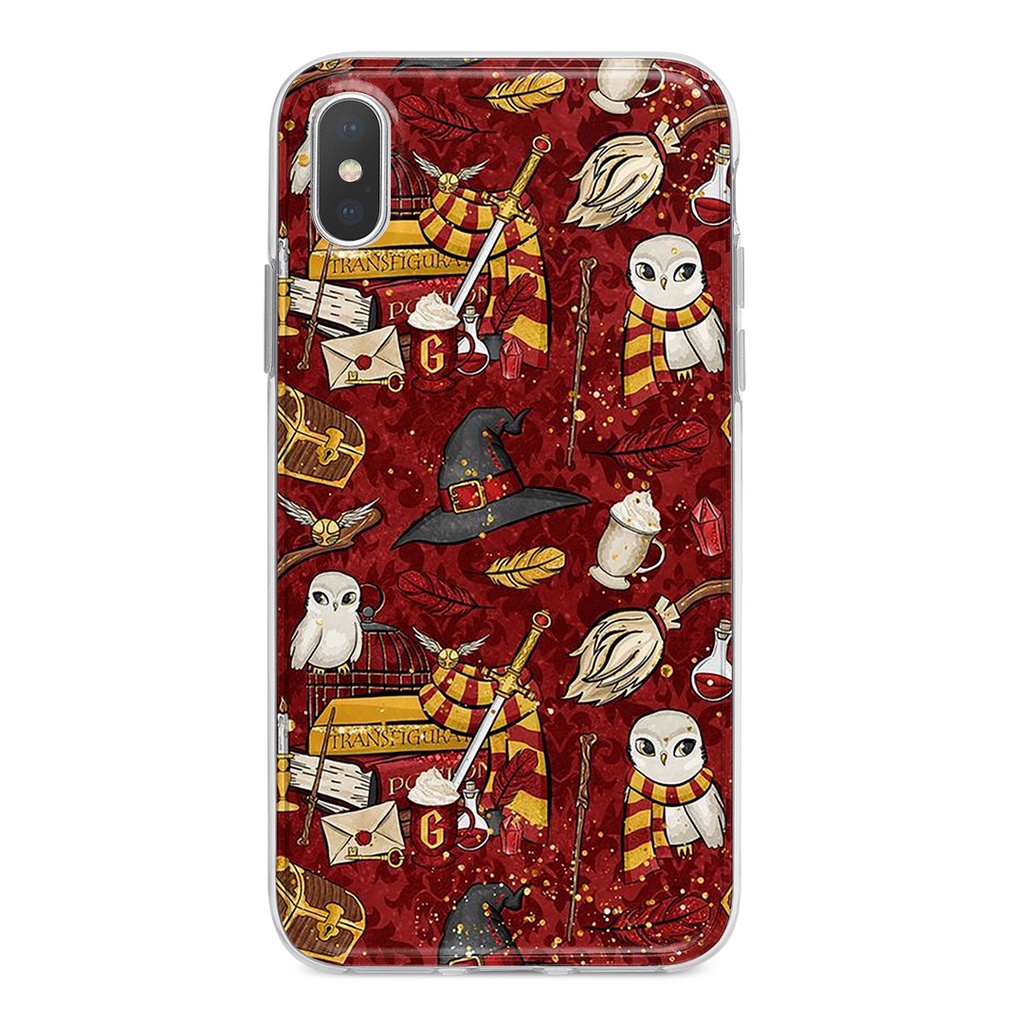 Capa para iPhone 6, iPhone 7, iPhone 8, 7 Plus, 8 Plus, iPhone X, iPhone XR, iPhone 11, iPhone 12, iPhone 13, iPhone 14 - Mundo Harry Potter 2