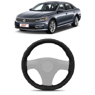 Capa de Volante Preta Para Volkswagen Passat / Passat CC 2012 Até 2019