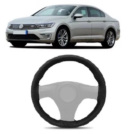 Capa de Volante Preta Para Volkswagen Passat / Passat CC 2005 Até 2011