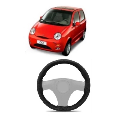 Capa de Volante Preta Para Chery QQ 2011, 2012, 2013, 2014, 2015