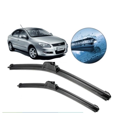 Par De Palhetas Limpador De Parabrisa Dianteira Para Carro Chery Cielo 2009 2010 2011 2012 2013 2014 2015