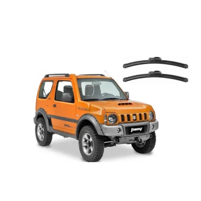 Par Palhetas Limpador De Parabrisa Dianteiro Para Suzuki Jimny 1998 1999 2000 2001 2002 2003 2004 2005 2006 2007 2008 2009
