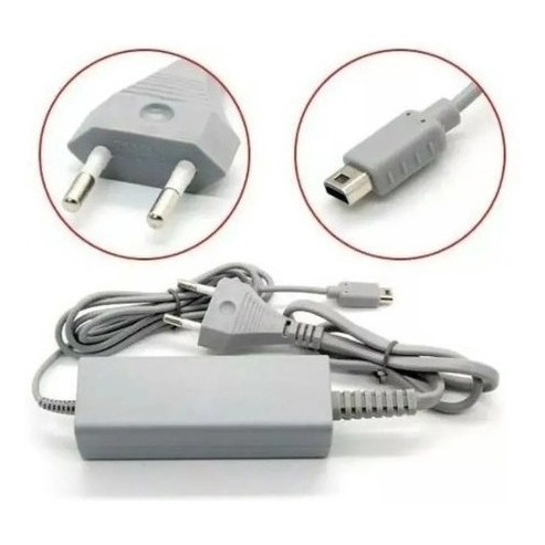 Fonte Carregador Do Gamepad Nintendo Wii U Wiiu Novo Bivolt