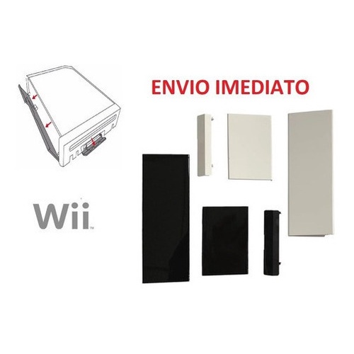 Kit Tampas Laterais Slot Wii Memory Card Controle Gc