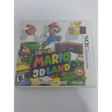 Mario 3d Land Com Capa Nintendo 3ds Diversos Títulos
