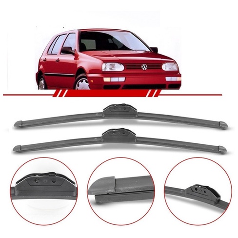 Kit Palheta Silicone Golf Mk3 93 / 98 Limpador Parabrisa