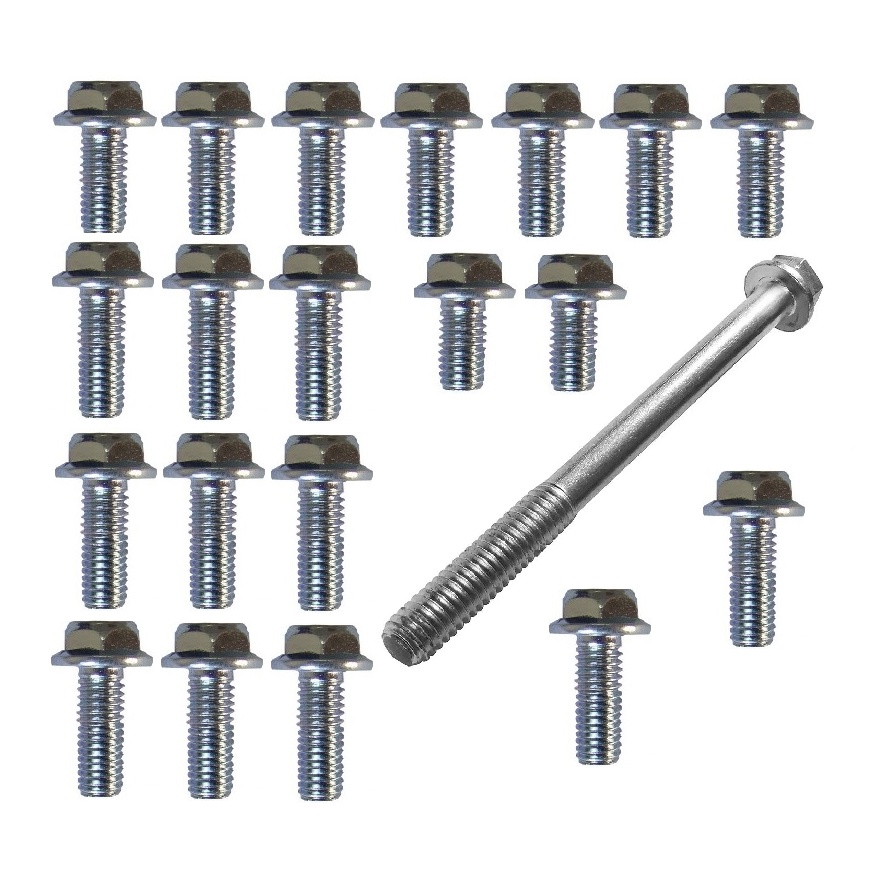 Kit parafusos tampa motor lateral esquerda+direita CRF250L 2013 CRF 250 CRF250 Importada emplacada Honda