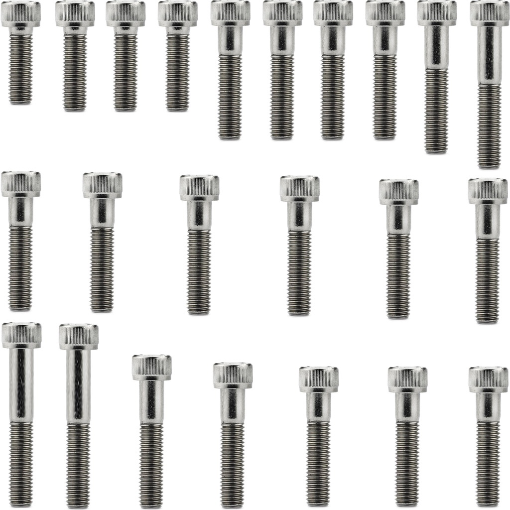 Kit parafusos inox tampa motor lateral esquerda+direita CRF 230 CRF 230F CRF230F 2007 2008 2009 2010 2011 2012 2013 2014 2015 2016 2017 2018 2019 2020 CRF 230 CRF230 CRF 230F CRF 230 CRF 230F CRF230F Nacional Honda