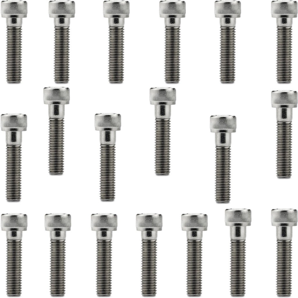 Kit parafusos inox tampa motor lateral esquerda+direita CBR 450 CBR450 1989 A 1995 CBR 450SR CBR450SR 1989 A 1995 CB450R Honda