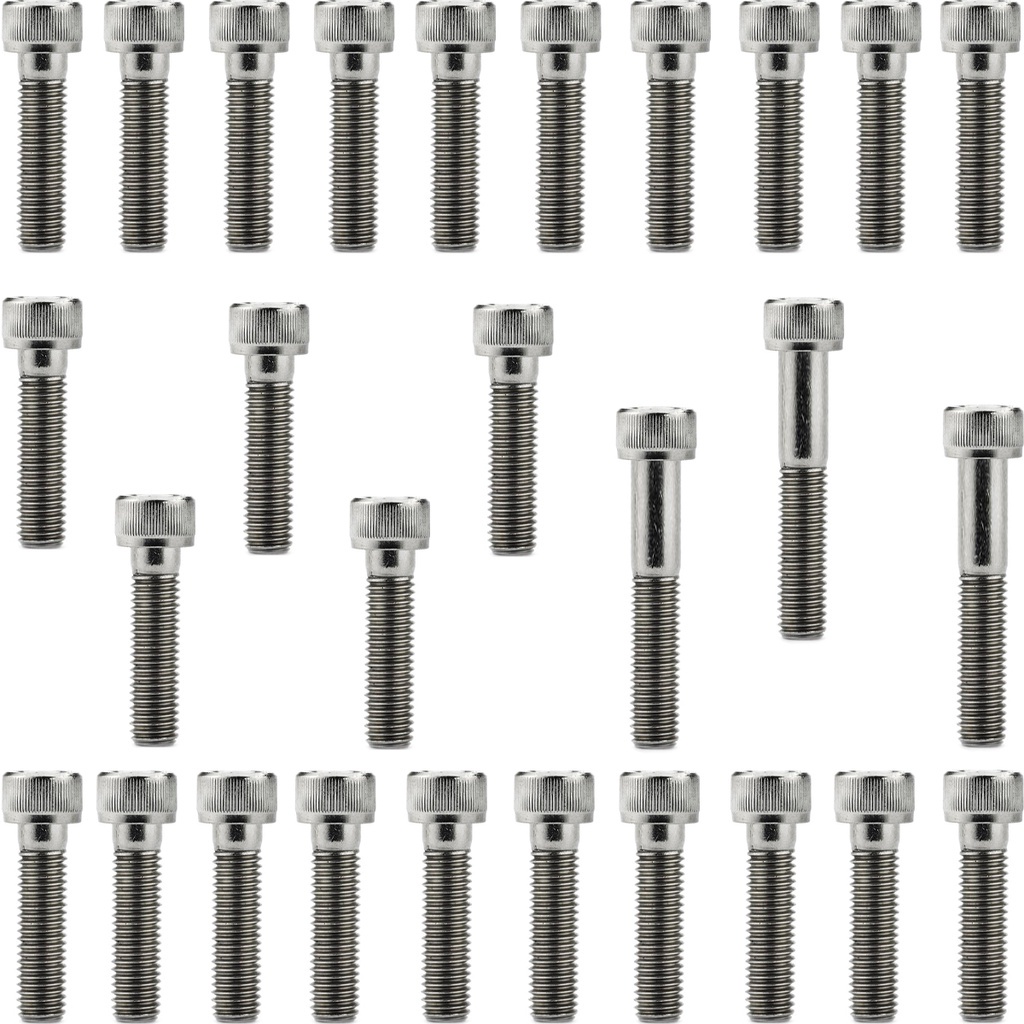 Kit parafusos inox tampa motor lateral esquerda+direita CB 1300 CB1300 Super Four 2007 a 2008 Honda