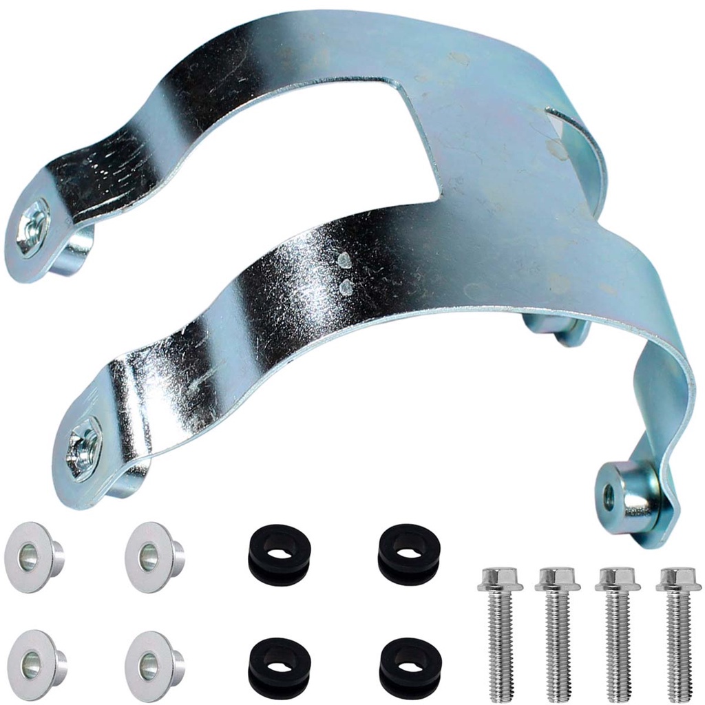 Suporte do paralama dianteiro CG 125 CG 125 CG125 Fan Titan 2000 a 2013 aranha com parafusos coxim e bucha de fixação
