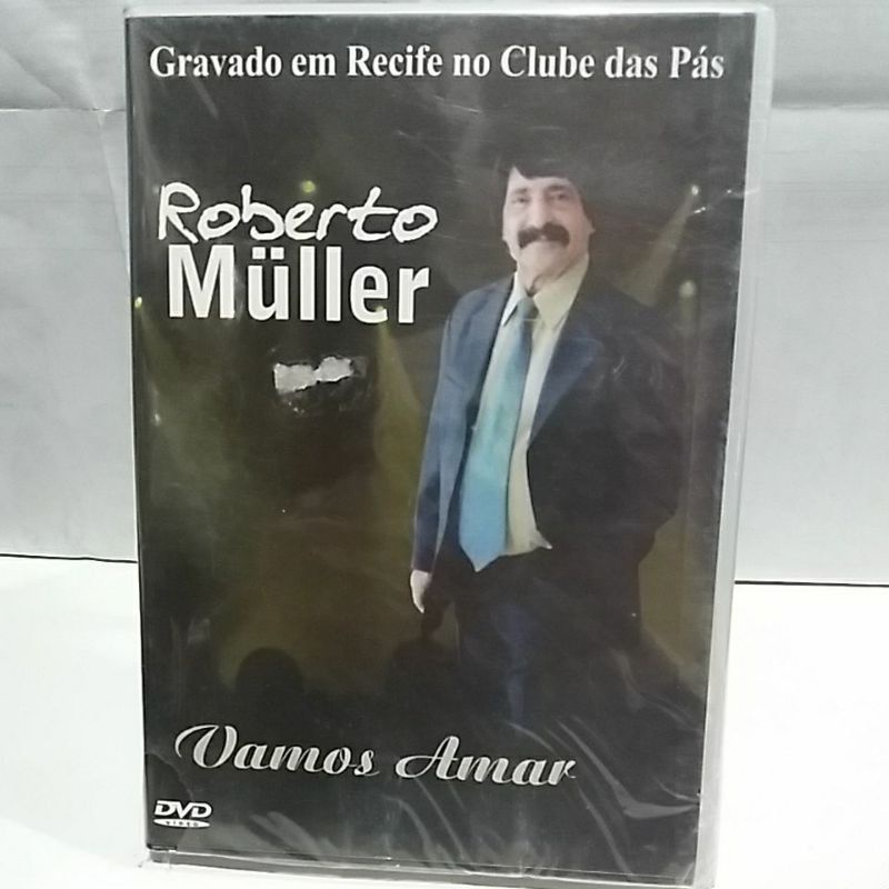 DVD ROBERTO MULLER -GRAVADO EM RECIFE NO CLUBE DAS PÁS TIRAGEM AA-1000