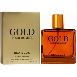 Perfume Masculino Gold 100ml Importado Sea Blue Original