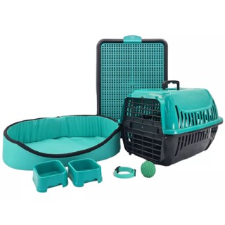 Kit Cachorro Gato Pet Cama Caminha Europa Transporte Sanitário Tam. Médio