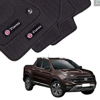 Tapete Toro Fiat Impermeável Com Logo 2016 A 2023 3 Peças em Oferta na Shopee