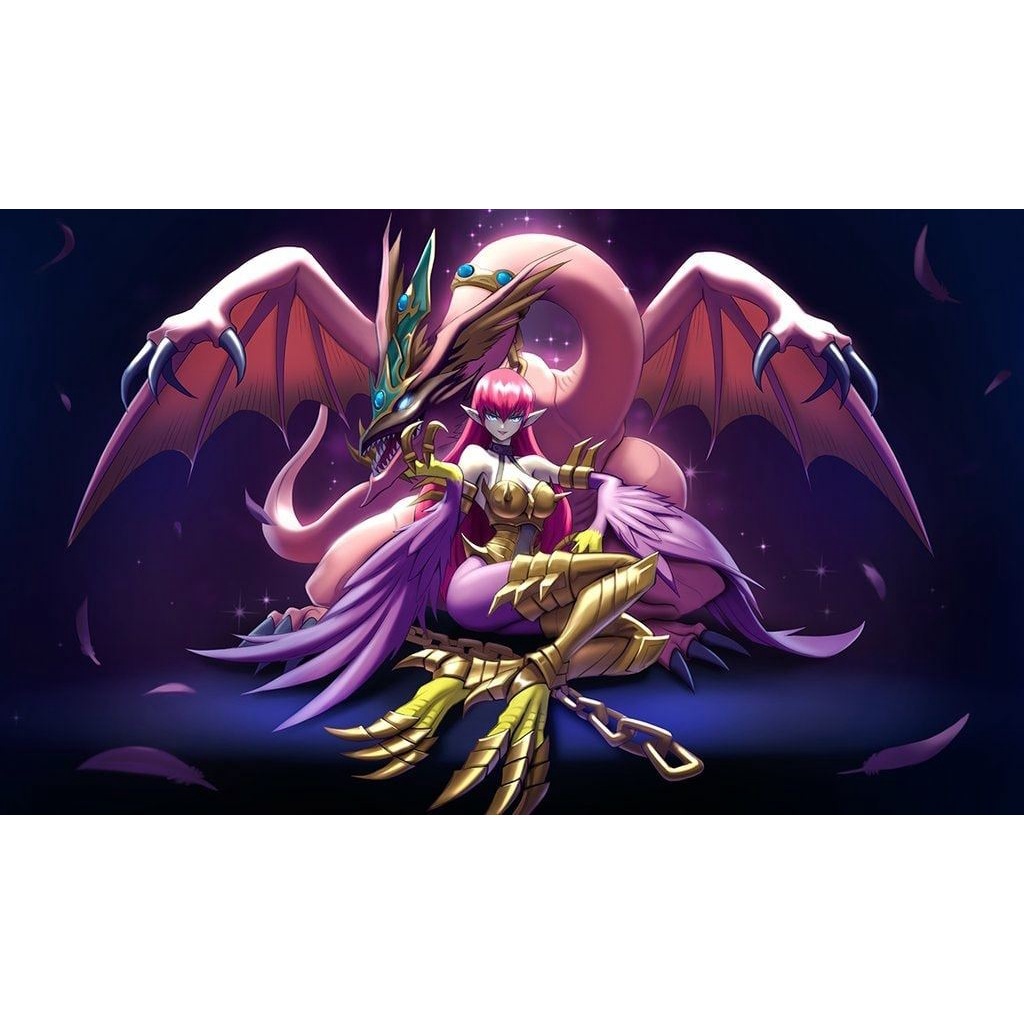 Playmat e/ou Mousepad Gamer Yu-Gi-Oh Lady Harpie ! (58cm x 30cm)