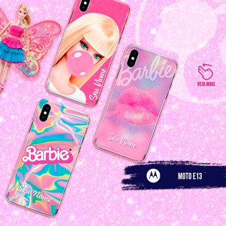 Capa Capinha - Moto E13 - Barbie Girl Personalizada