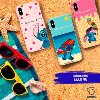 Capa Capinha - Galaxy A03 - Stitch Personalizadas