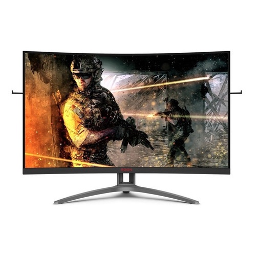 Monitor gamer curvo AOC Agon AG323FCXE led 31.5" preto 100V/240V
