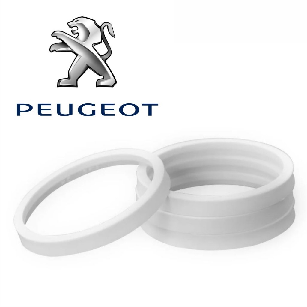 Kit 4 Anel Centralizador Peugeot De Rodas Esportiva Liga Leve 65,10mm em Oferta na Shopee