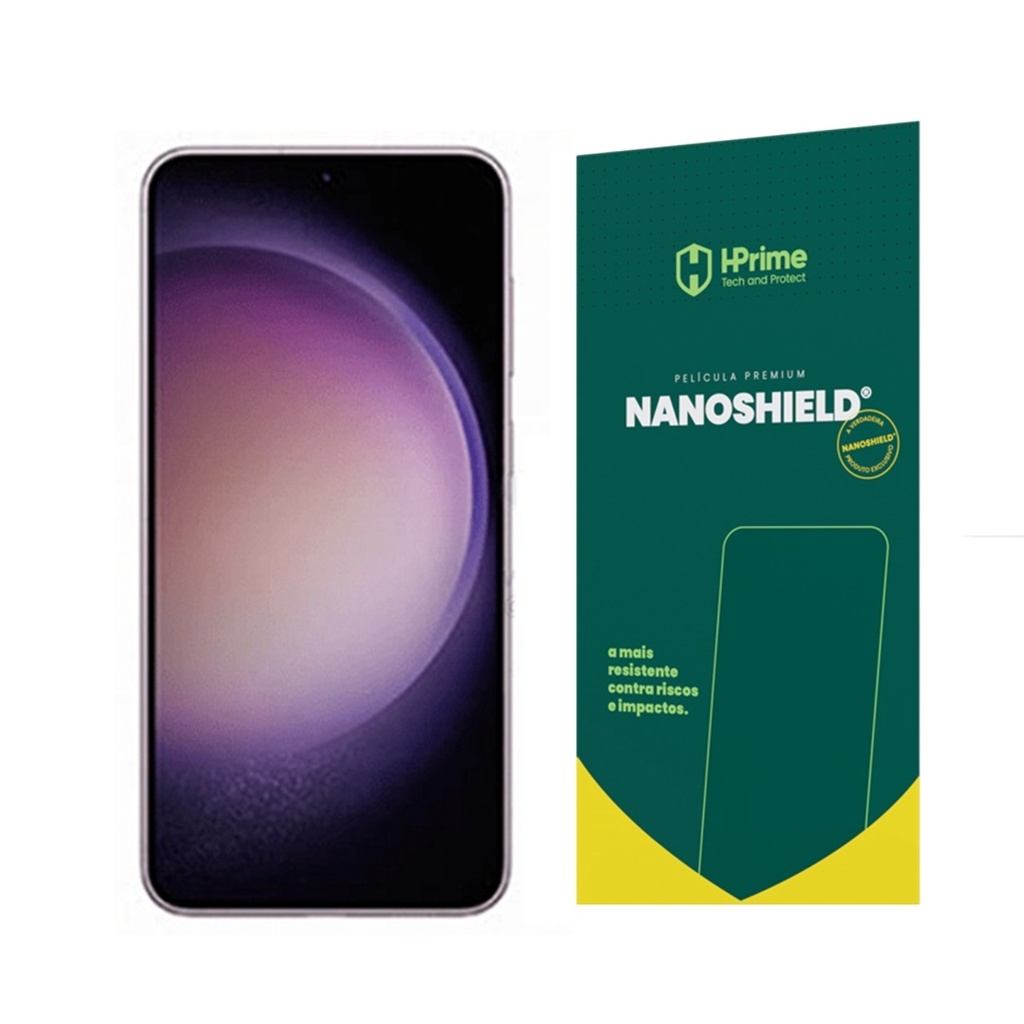 Pelicula Premium HPrime Nanoshield para novo Galaxy S23+ Plus