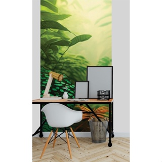 Papel de Parede 3D Painel 1M Folha Floresta Tropical Vivo Jadim Realista Auto Colante Lavável em Oferta na Shopee