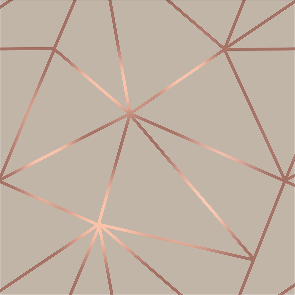 Papel De Parede Adesivo Geométrico Cinza e Rosê Dourado Para Sala Quarto Cozinha Lavável 3m em Oferta na Shopee