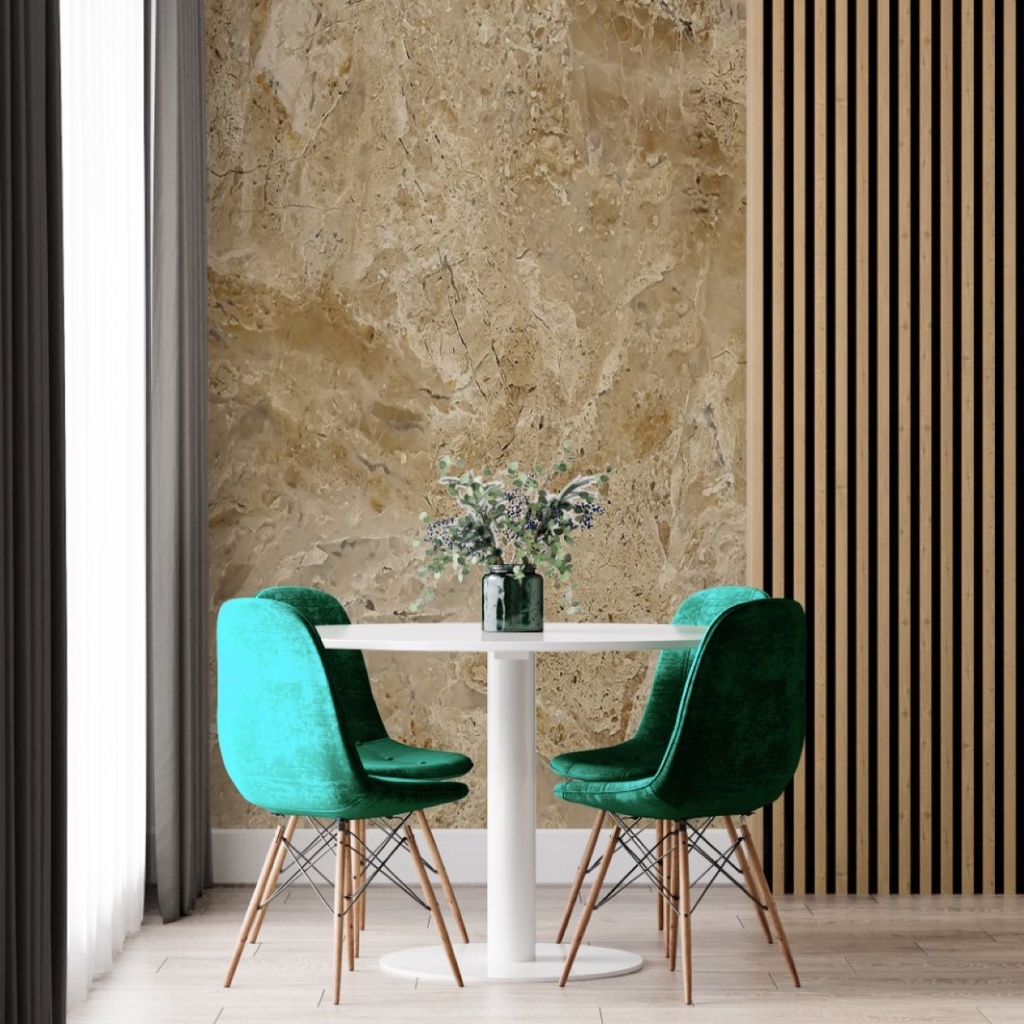 Papel de Parede Painel 3D Mármore Bege Bahia 2M Revestimento Auto Colante  Marmorizado lavável em Oferta na Shopee