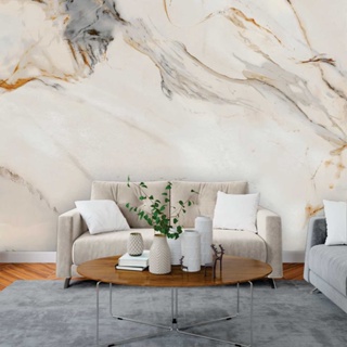 Papel de Parede Painel 3D Mármore Calacata Bege 3M Revestimento Auto Colante Brilho Marmorizado em Oferta na Shopee