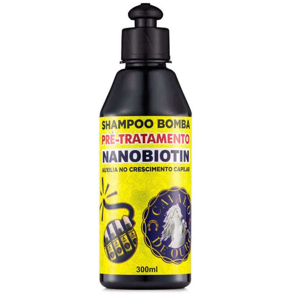 Nanovin A Shampoo Bomba Cavalo de Ouro Nanobiotin 300mlSP