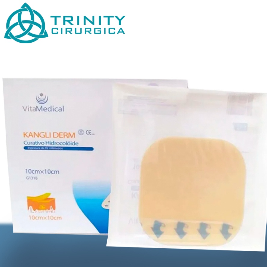 Hidrocoloide Curativo Medical 1 und 10x10cm Fácil Aplicação e Remoção