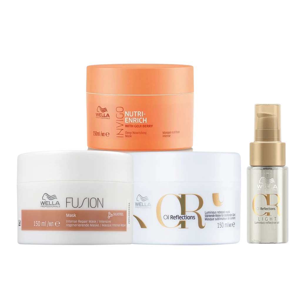 Kit Cronograma Capilar 150ml + Oil Reflections Light 30ml em Oferta na Shopee