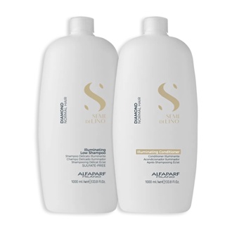 Kit Diamond Shampoo e Condicionador - Alfaparf em Oferta na Shopee