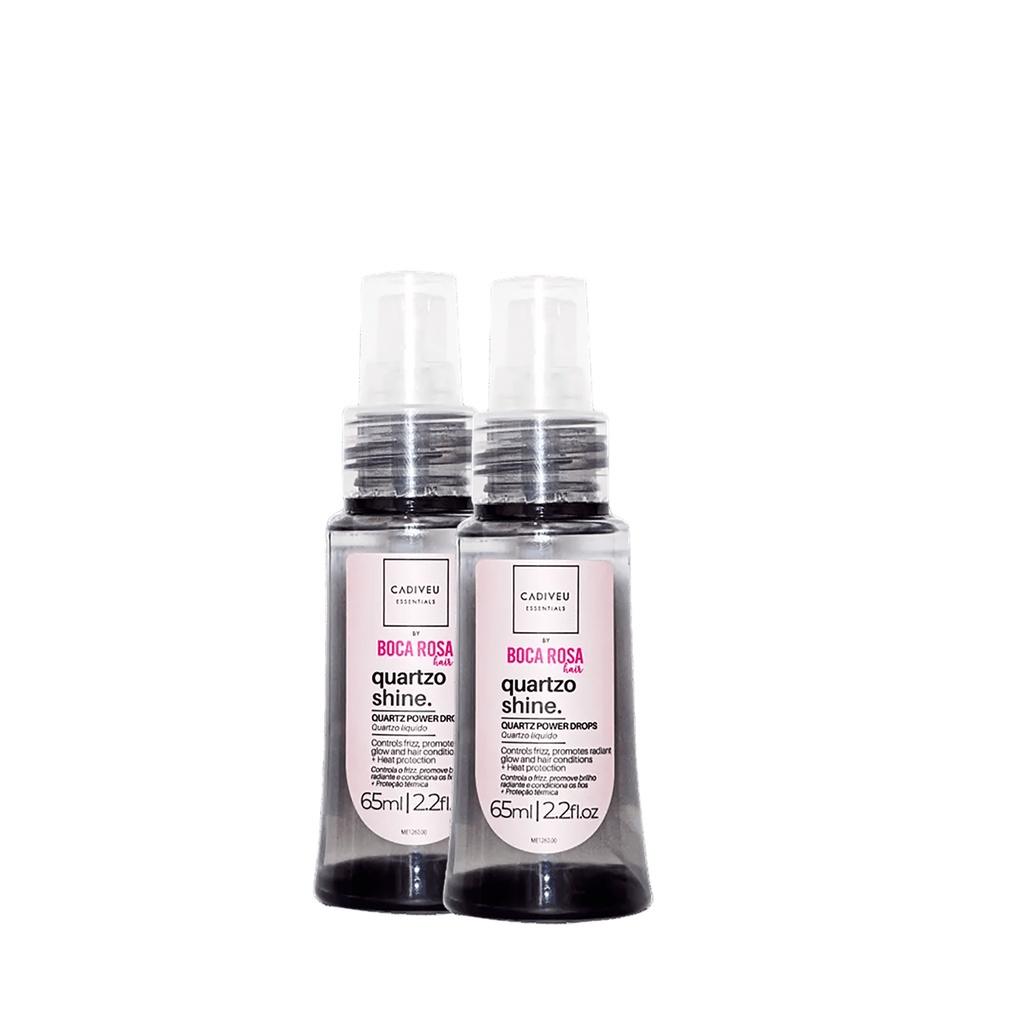 Kit 2 Óleos Capilar Quartzo Shine 65ml - Cadiveu Essentials em Oferta na Shopee