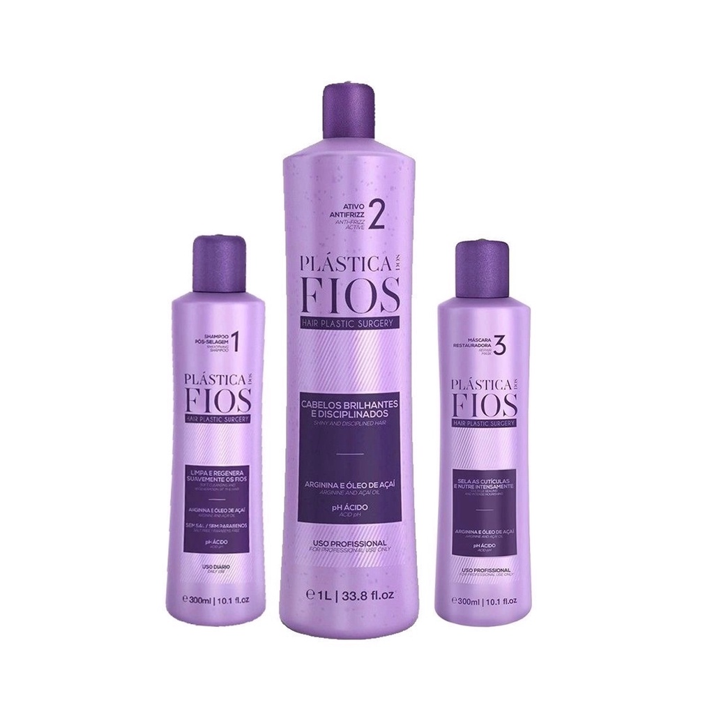 Kit Selagem e Limpeza Profunda Plástica dos Fios - Cadiveu