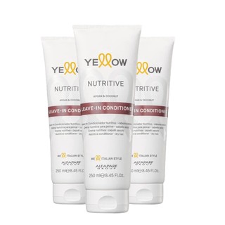 Kit 3 Leave-in Condicionador Nutritive 250ml - Yellow em Oferta na Shopee