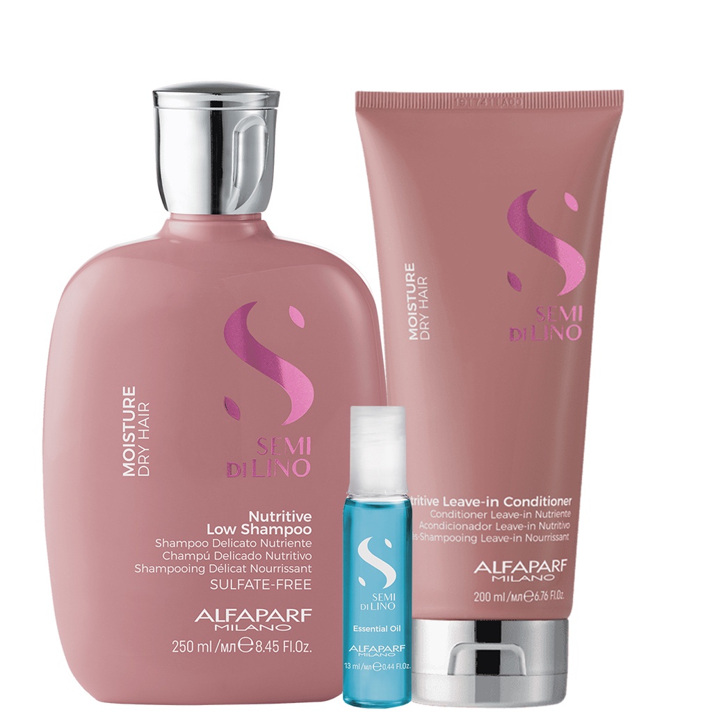 Kit Moisture Shampoo, Condicionador e Ampola - Alfaparf - Beauty