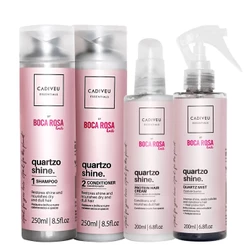 Kit Shampoo Condicionador Proteína e Leave-in by Boca Rosa - Cadiveu