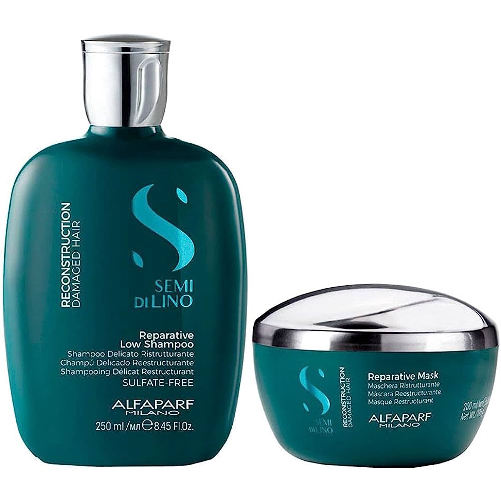 Kit Reconstruction Shampoo 250ml e Máscara 200ml - Alfaparf - Beauty