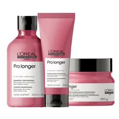 Kit Pro Longer Shampoo Condicionador e Máscara - L'Oreal