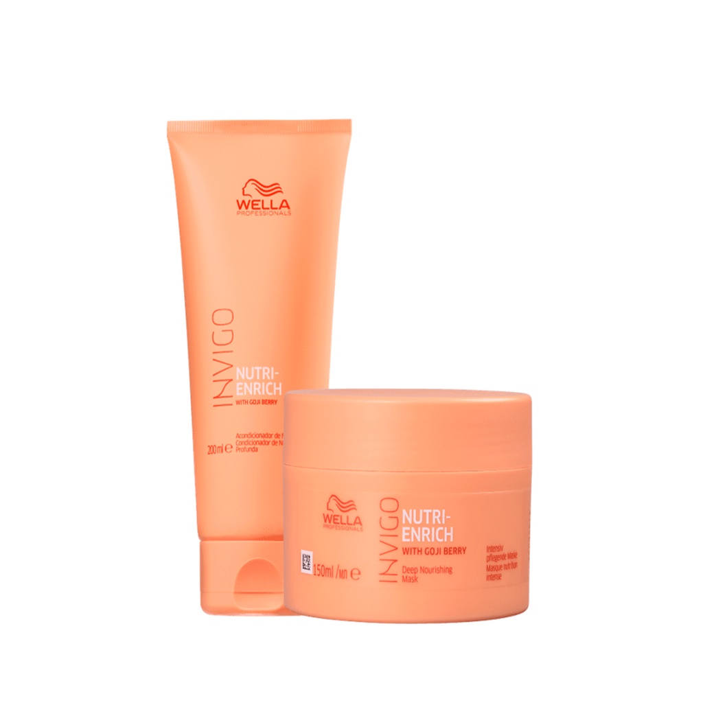 Nutri-Enrich Condicionador 200ml e Máscara 150ml - Wella em Oferta na Shopee