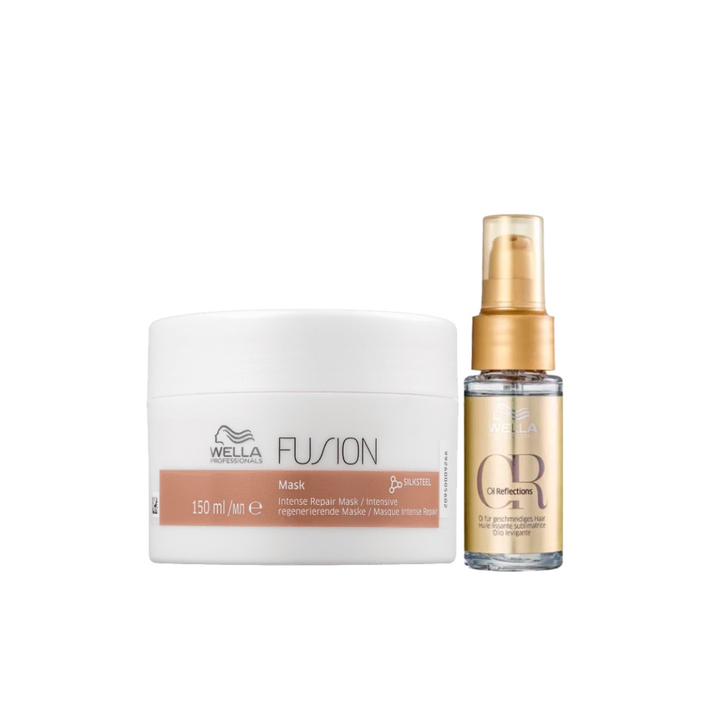 Kit Máscara de 150ml Fusion + Oil R 30ml - Wella em Oferta na Shopee