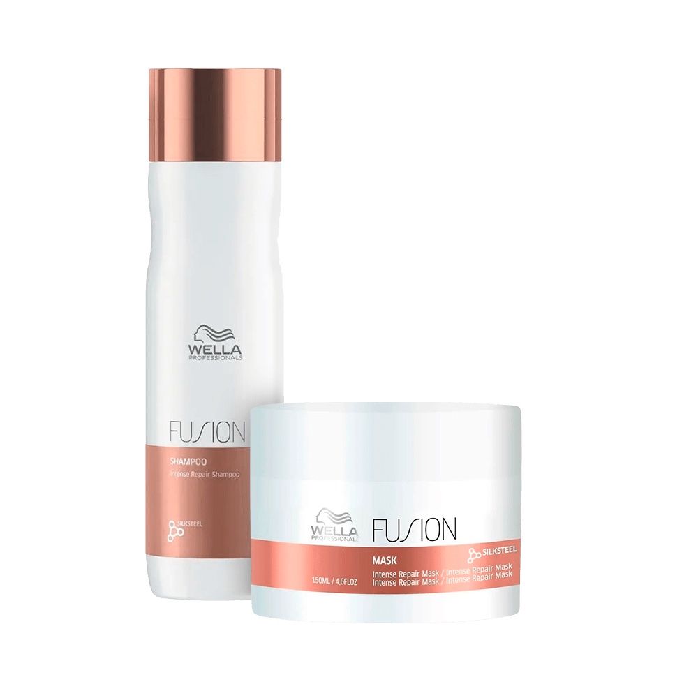 Kit Fusion Shampoo & Máscara - Wella Professionals em Oferta na Shopee