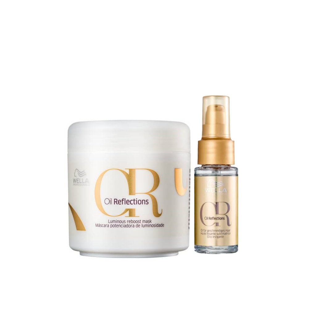 Kit Wella Oil Reflections Máscara de 150ml e Oil Reflections 30ml