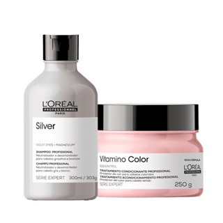 Kit LOreal para Cabelos Coloridos Shampoo e Máscara -L'oreal em Oferta na Shopee