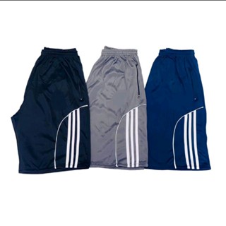 Kit 3 Bermudas Masculina Poliéster com Bolso de Fecho com Zíper A Academia Corrida
