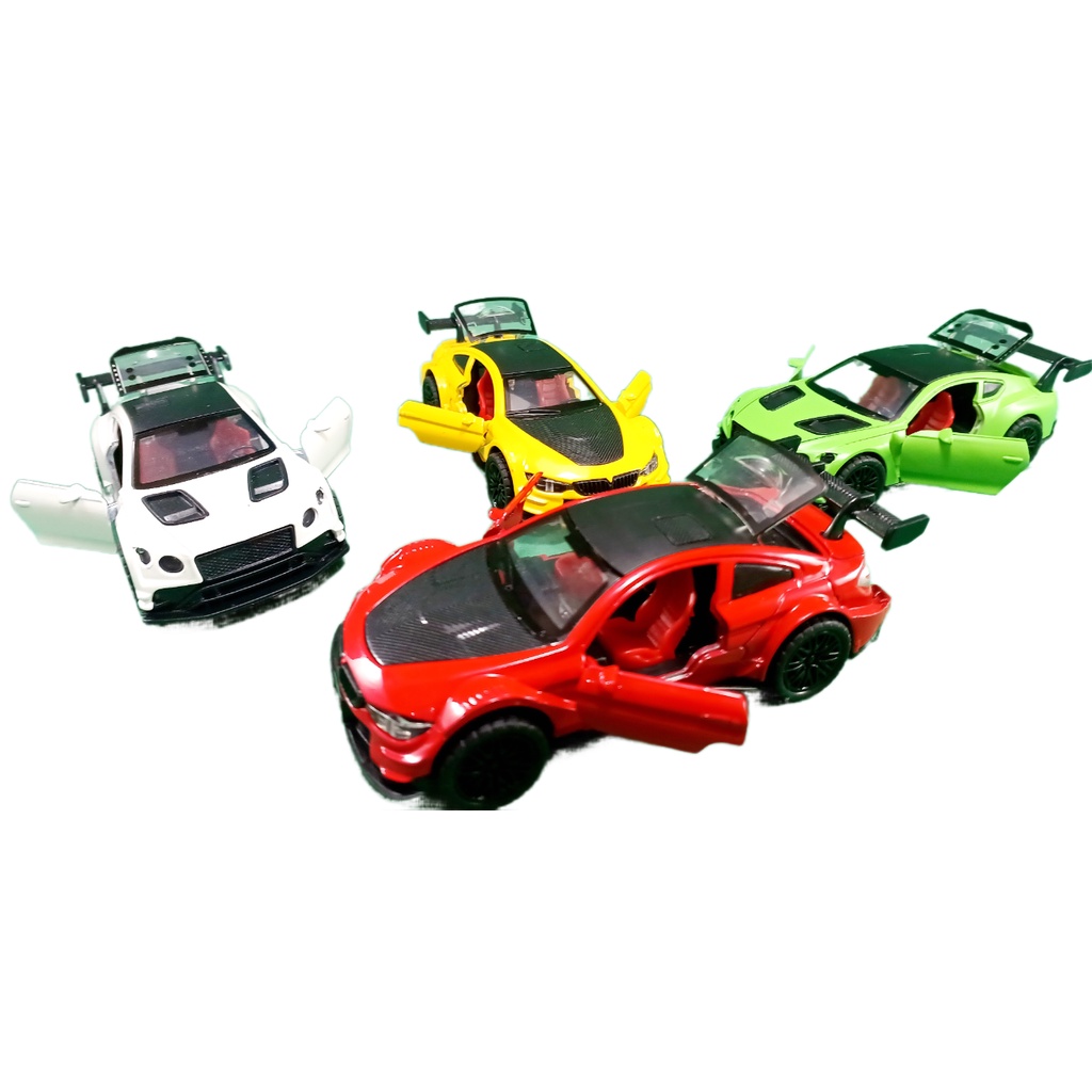 Miniatura BMW Esportiva  A Fricção Emite Som e Luzes Colecionador Presente