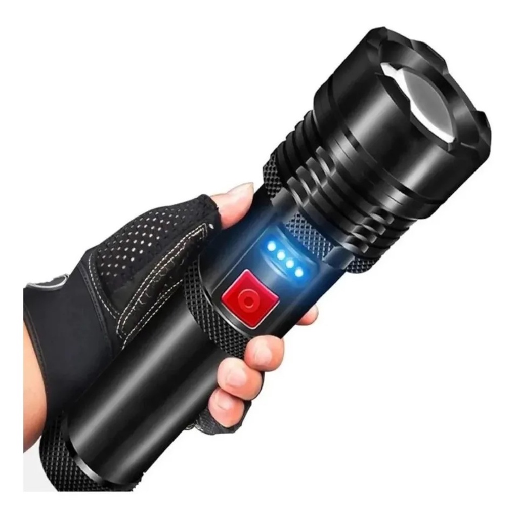 Lanterna de led super potente recarregável  Usb para  fazendo, camping e pesca AL-B1915 em Oferta na Shopee