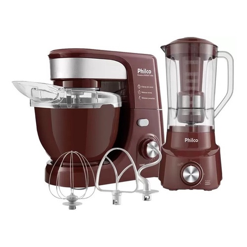 Kit Batedeira Planetária + Liquidificador Wine Philco 110v