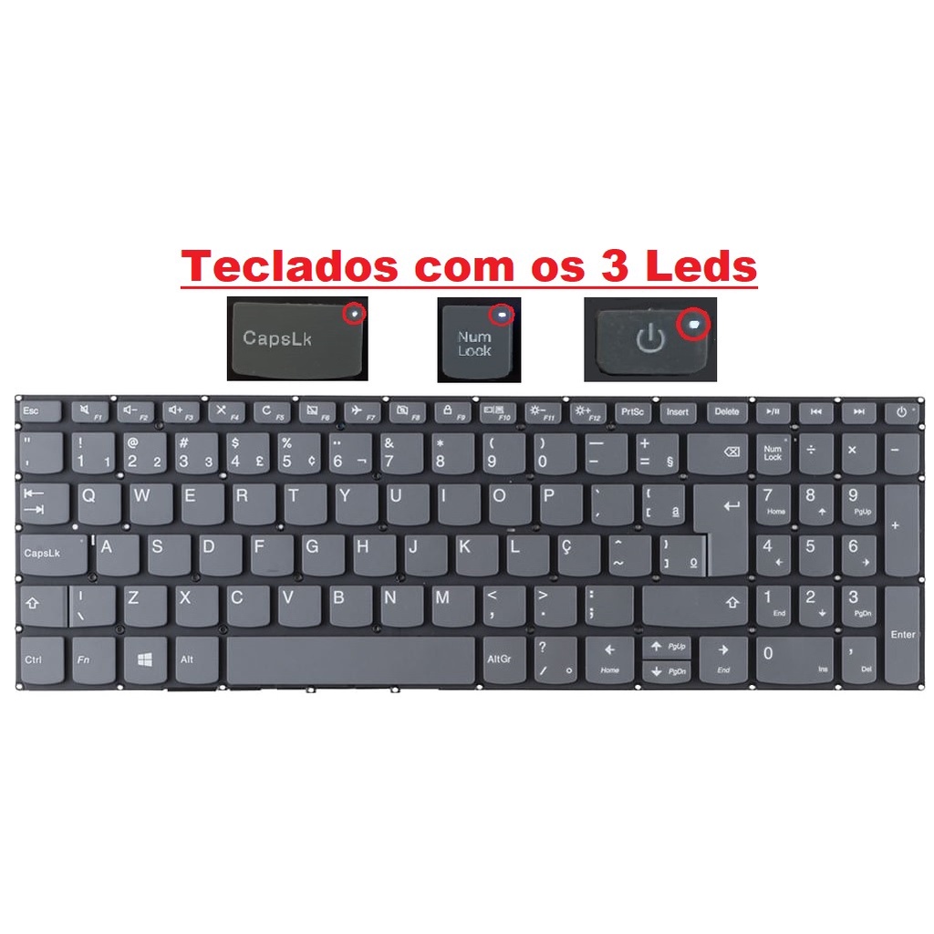 Teclado lenovo ideapad S145 - 81S90005BR
